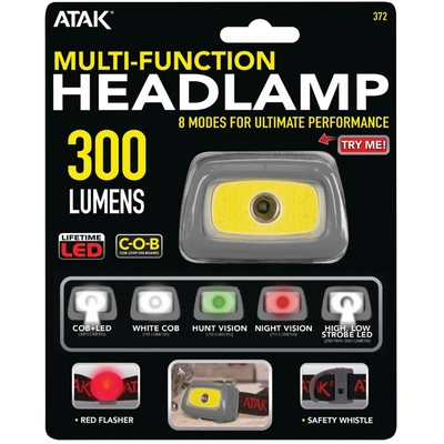 ATAK - 372 - 300LM Multi-Function COB+LED Headlamp pa2