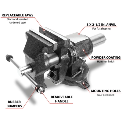 PERFORMANCE TOOL - MV11 - Multi-Purpose Vise pa3