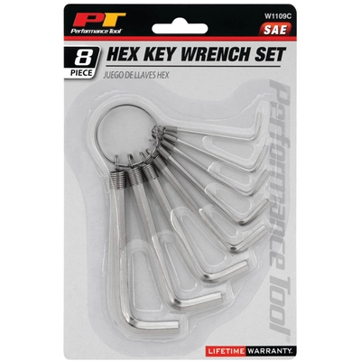 PERFORMANCE TOOL - W1109C - Hex Key Wrench Set pa2