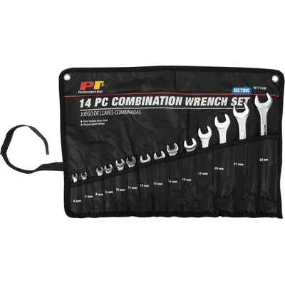 PERFORMANCE TOOL - W1114M - Metric Combination Wrench Set pa4