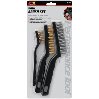 PERFORMANCE TOOL - W1149 - Wire Brush Set pa2