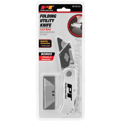 PERFORMANCE TOOL - W12113 - Folding Utility Knife pa2