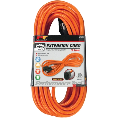 PERFORMANCE TOOL - W2270 - 25' Extension Cord pa2