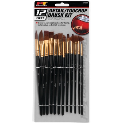 PERFORMANCE TOOL - W228 - 12 pc. Detail/Touchup Brush Kit pa2