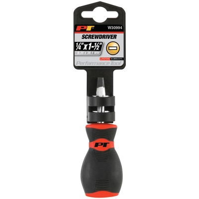 PERFORMANCE TOOL - W30994 - Stubby Slotted Screwdriver pa2