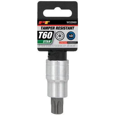 PERFORMANCE TOOL - W32960 - TR Star Bit Socket pa2