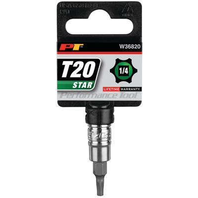 PERFORMANCE TOOL - W36820 - Star Bit Socket pa2