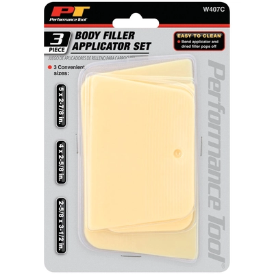 PERFORMANCE TOOL - W407C - 3 pc. Body Filler Applicator pa2