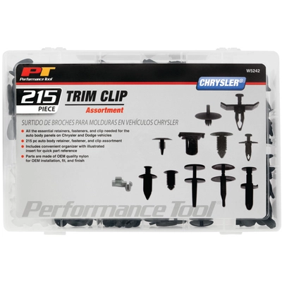 PERFORMANCE TOOL - W5242 - Trim Clip Assortment pa3