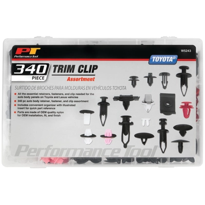 PERFORMANCE TOOL - W5243 - Trim Clip Assortment pa2