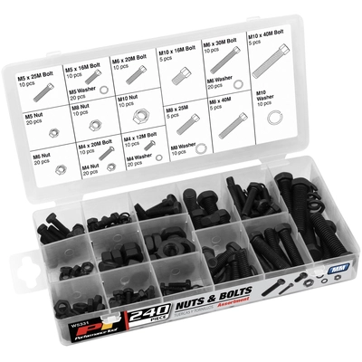 PERFORMANCE TOOL - W5331 - Nuts & Bolts Assortment pa1