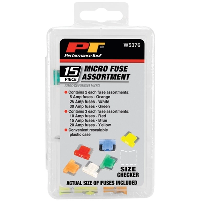 PERFORMANCE TOOL - W5376 - Micro Fuse Assortment pa3