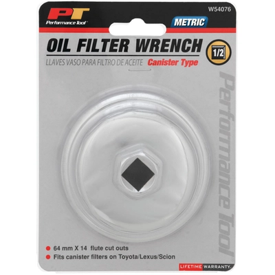 PERFORMANCE TOOL - W54076 - Canister Oil Filter Wrench pa2