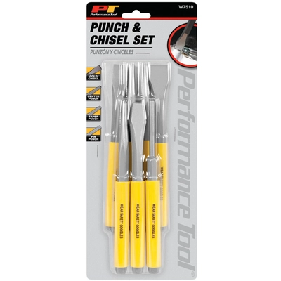 PERFORMANCE TOOL - W7510 - Punch & Chisel Set pa2