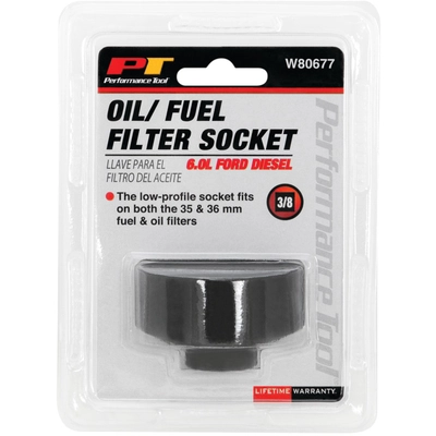 PERFORMANCE TOOL - W80677 - Low Profile Oil & Fuel Filter Socket pa2