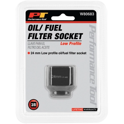 PERFORMANCE TOOL - W80683 - Low Profile Oil & Fuel Filter Socket pa2