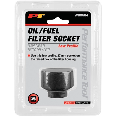 PERFORMANCE TOOL - W80684 - Low Profile Oil & Fuel Filter Socket pa2