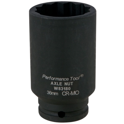 PERFORMANCE TOOL - W83180 - Axle Nut Socket pa1