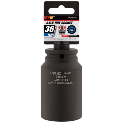 PERFORMANCE TOOL - W83180 - Axle Nut Socket pa2