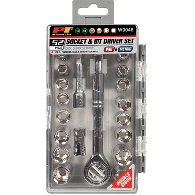 PERFORMANCE TOOL - W9046 - Socket & Bit Driver Set pa2