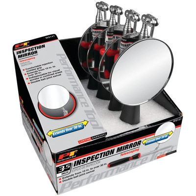 PERFORMANCE TOOL - W9141 - Jumbo Inspection Mirror (Pack of 4) pa2