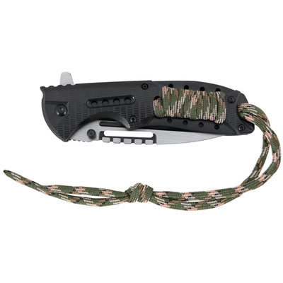 PERFORMANCE TOOL - W9360 - Paracord Handle Folding Knife pa2