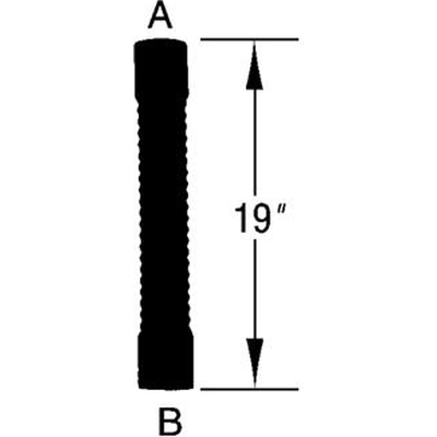 Upper Radiator Hose Flex by DAYCO - 81391 pa3