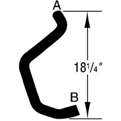 Upper Radiator Or Coolant Hose by DAYCO - 71385 pa3