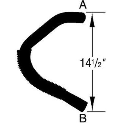 Upper Radiator Or Coolant Hose by DAYCO - 71531 pa3