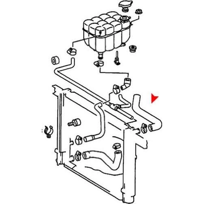 URO - 1295012682 - Radiator Hose pa1