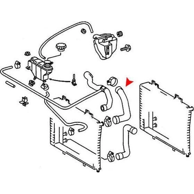 Upper Radiator Or Coolant Hose by URO - 2025011282 pa2