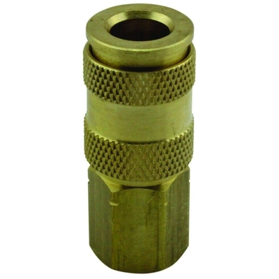 V-Style 3/8" (F) NPT x 1/4" 74 CFM High-Flow Quick Coupler Body, 10 Pieces (Pack of 10) by MILTON INDUSTRIES INC - 766 pa2