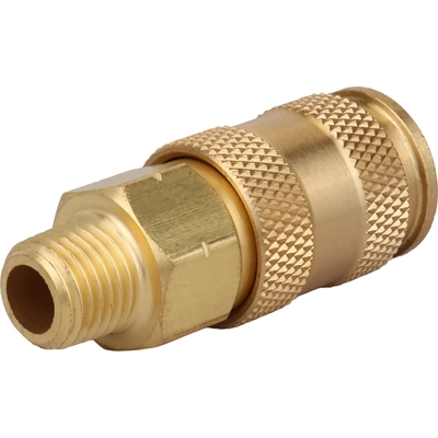 V-Style 3/8" (F) NPT x 1/4" 74 CFM High-Flow Quick Coupler Body, 10 Pieces (Pack of 10) by MILTON INDUSTRIES INC - 766 pa9
