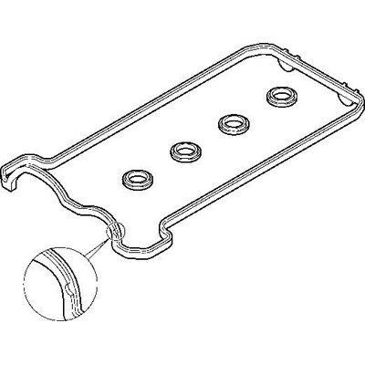ELRING - DAS ORIGINAL - 475.860 - Cylinder Head Cover Gasket kit pa1