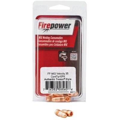 Velocity™ .023" Tweco Style MIG Contact Tips (10 Pieces) by FIRE POWER - 1444-0890 pa3