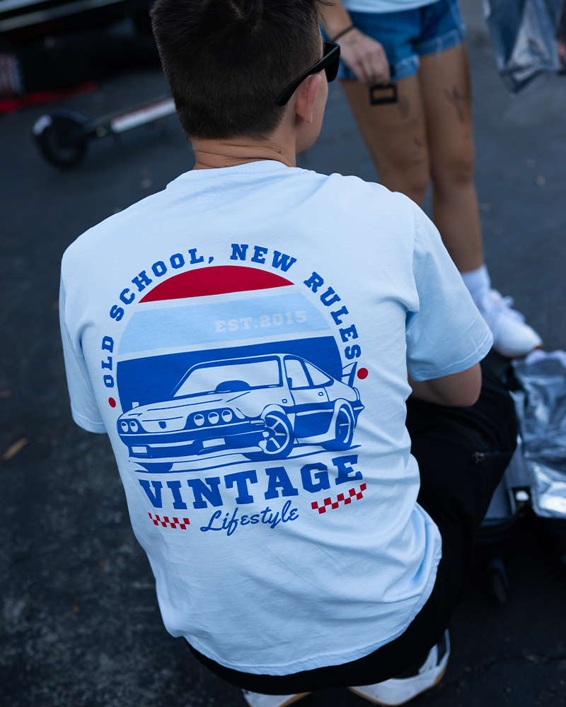 Order Vintage Car Lifestyle T-shirt For Your Vehicle