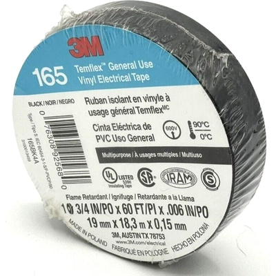 3M - 165BK4A - Vinyl Electrical Tape (Pack of 10) pa2