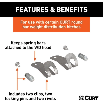 Weight Distribution Hitch Round Bar Retainer Package by CURT MANUFACTURING - 17109 pa3