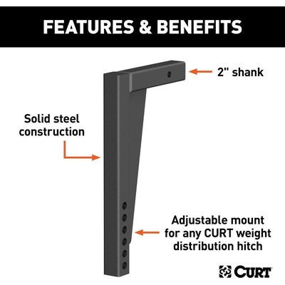 Weight Distribution Shank by CURT MANUFACTURING - 17125 pa5