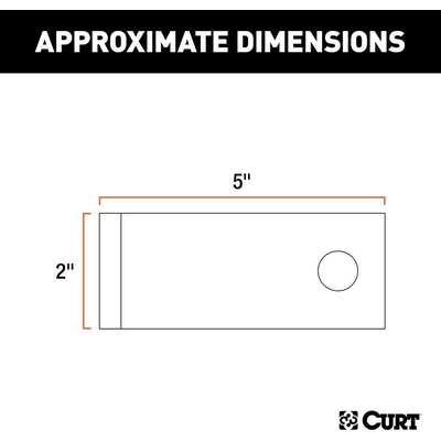 Weld-On Sway Control Tab by CURT MANUFACTURING - 45822 pa5