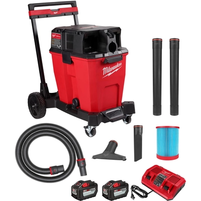 MILWAUKEE - 0930-22HD - 12 Gallon Dual-Battery Wet/Dry Vacuum Kit pa2