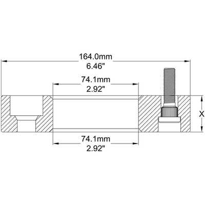 COYOTE WHEEL ACCESSORIES - 54504755500B - Wheel Adapter (Pack of 2) pa2