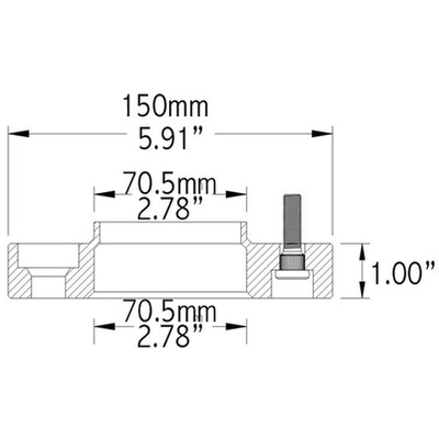 COYOTE WHEEL ACCESSORIES - 54505450A14 - Wheel Adapter  (Pack of 2) pa2