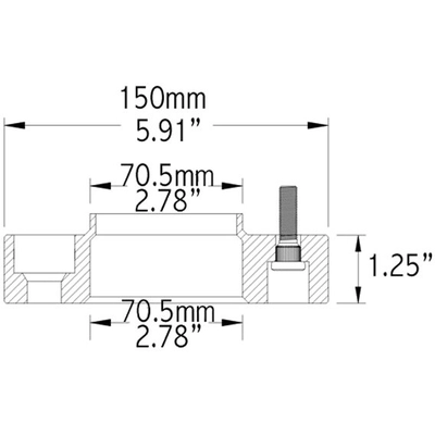 COYOTE WHEEL ACCESSORIES - 54505450B14 - Wheel Adapter (Pack of 2) pa2