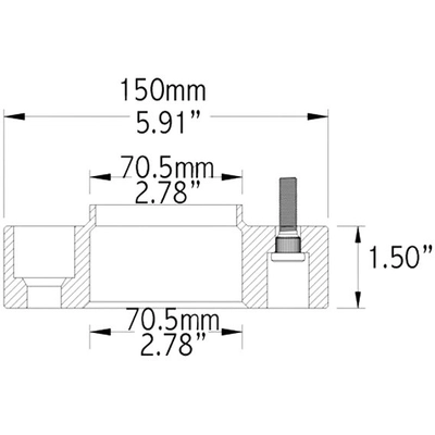 COYOTE WHEEL ACCESSORIES - 54505450C14 - Wheel Adapter (Pack of 2) pa2