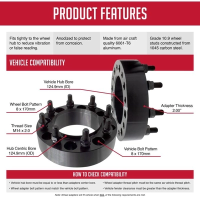 COYOTE WHEEL ACCESSORIES - 81708170HE142 - Wheel Adapter (Pack of 2) pa2