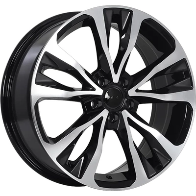 ART - R1261703 - REPLICA 126 Gloss Black With Machined Face Wheel (17x7.0 35mm) pa32