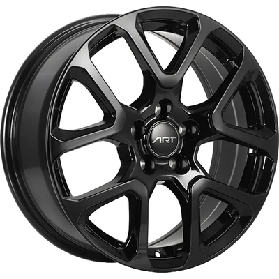 REPLICA 127 Gloss Black Wheel by ART (17x7.0 45mm) pa1