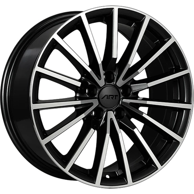 REPLICA 128 Gloss Black - Machined Face Wheel by ART (18x8.0 40mm) pa1