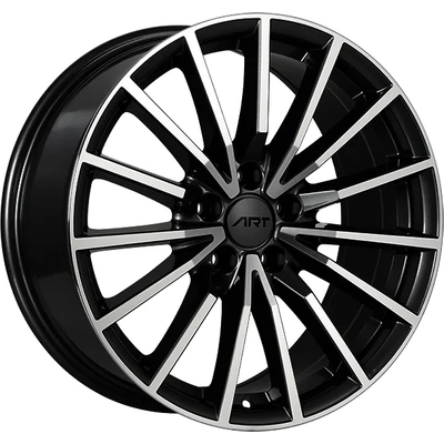 ART - R1281805 - REPLICA 128 Gloss Black With Machined Face Wheel (18x8.0 40mm) pa2